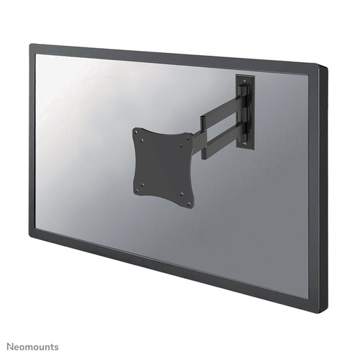 Neomounts FPMA-W830BLACK Wandhalterung, 10 bis 27 Zoll, bis 12 kg, VESA 75x75 bis 100x100, Neigen, Schwenken
