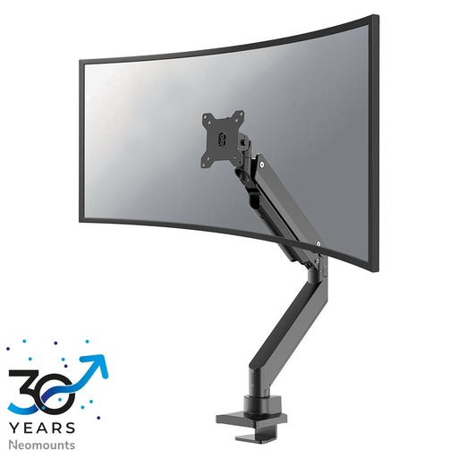 Bras support d'écran Neomounts NM-D775BLACKPLUS, 10 à 49 pouces, jusqu'à 18 kg, VESA 75x75 à 100x100, mouvement complet