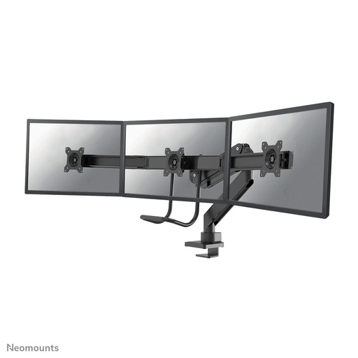 Neomounts NM-D775DX3BLACK monitor arm, 17 to 27 inch, up to 6 kg, 3 screens, VESA 75x75 to 100x100