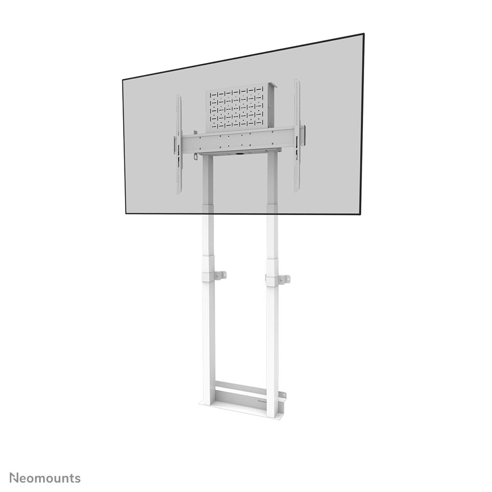 Support mural motorisé Neomounts WL55-875WH1, 55 à 100 pouces, jusqu'à 110 kg, VESA 100x100 à 800x600, fixé