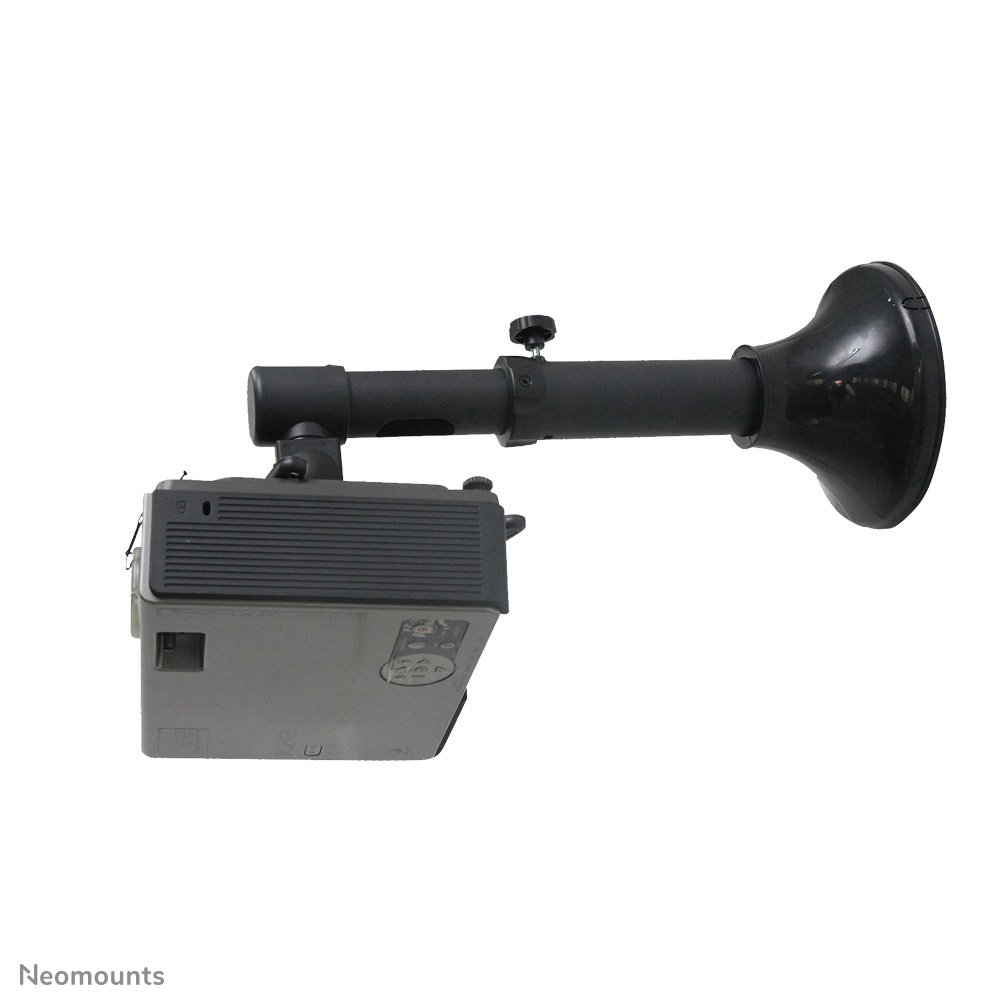 Support mural pour vidéoprojecteur Neomounts BEAMER-W050BLACK, jusqu'à 12 kg, inclinaison, tourner, mouvement complet
