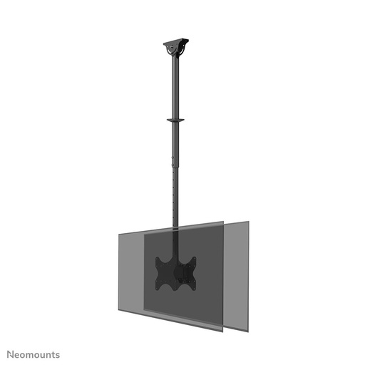 Support de plafond pour écran Neomounts CL35-340BL22, 23 à 43 pouces, jusqu'à 45 kg, 2 écrans, VESA 100x100 à 200x200