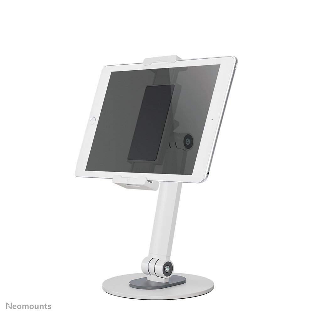 Neomounts DS15-540WH1 Tablet-Halterung, 4.7 bis 12.9 Zoll, bis 1 kg, Neigen, Rotieren, Schwenken