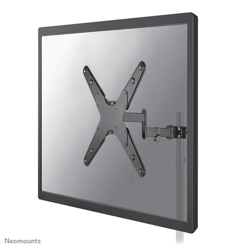 Support sur poteau pour écran Neomounts FL40-450BL14, 32 à 55 pouces, jusqu'à 25 kg, VESA 75x75 à 400x400, inclinaison