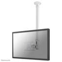 Support de plafond pour écran Neomounts FPMA-C100WHITE, 10 à 30 pouces, jusqu'à 12 kg, VESA 75x75 à 200x100, inclinaison