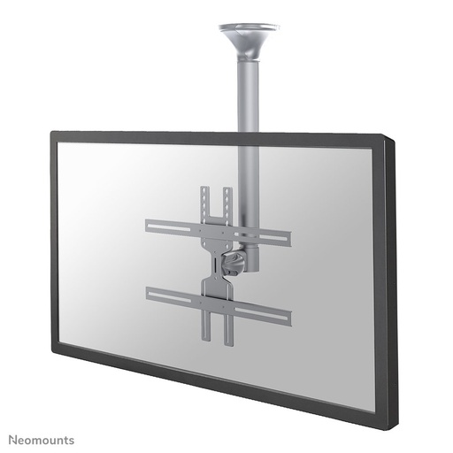 Neomounts FPMA-C400SILVER Deckenhalterung, 32 bis 60 Zoll, bis 35 kg, VESA 200x200 bis 600x400, Neigen, Schwenken