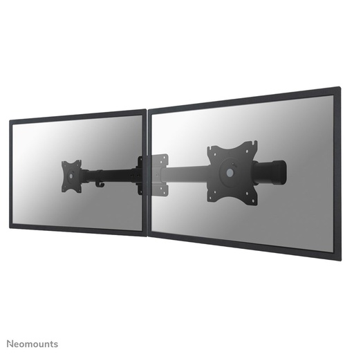 Neomounts FPMA-CB100BLACK Schreibtisch-Zubehör, 10 bis 27 Zoll, bis 10 kg, 2 Bildschirme, VESA 75x75 bis 100x100