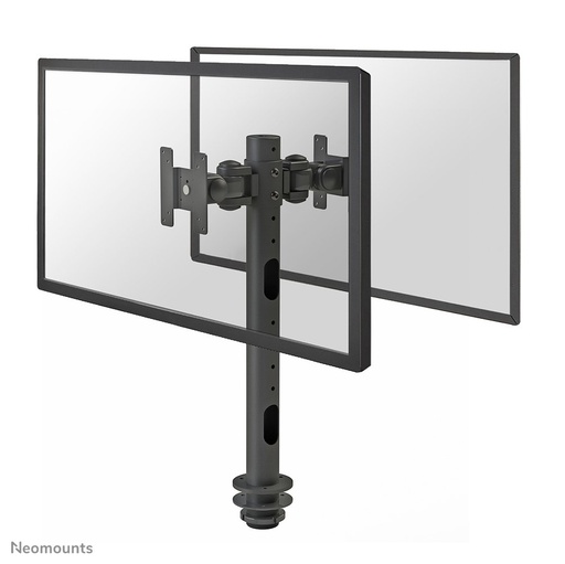 Neomounts FPMA-D050DBLACK monitor arm, 10 to 30 inch, up to 10 kg, 2 screens, VESA 75x75 to 100x100