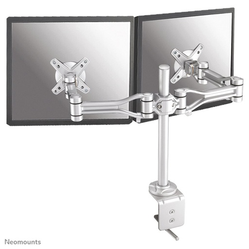 Neomounts FPMA-D1030D Monitorarm, 10 bis 24 Zoll, bis 7 kg, 2 Bildschirme, VESA 75x75 bis 100x100