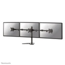 Pied support d'écran Neomounts FPMA-D550DD3BLACK, 13 à 27 pouces, jusqu'à 6 kg, 3 écrans, VESA 75x75 à 100x100