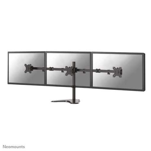 Neomounts FPMA-D550DD3BLACK monitor stand, 13 to 27 inch, up to 6 kg, 3 screens, VESA 75x75 to 100x100