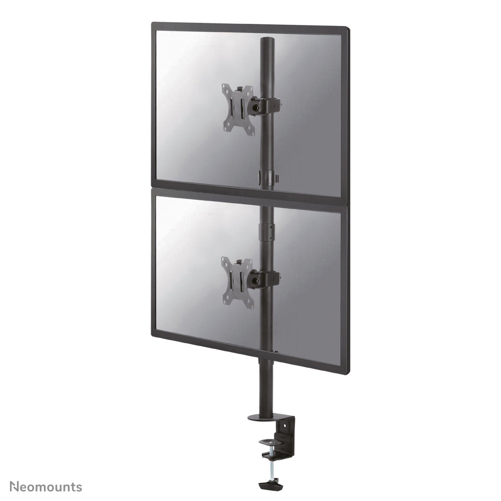 Bras support d'écran Neomounts FPMA-D550DVBLACK, 10 à 32 pouces, jusqu'à 6 kg, 2 écrans, VESA 75x75 à 100x100