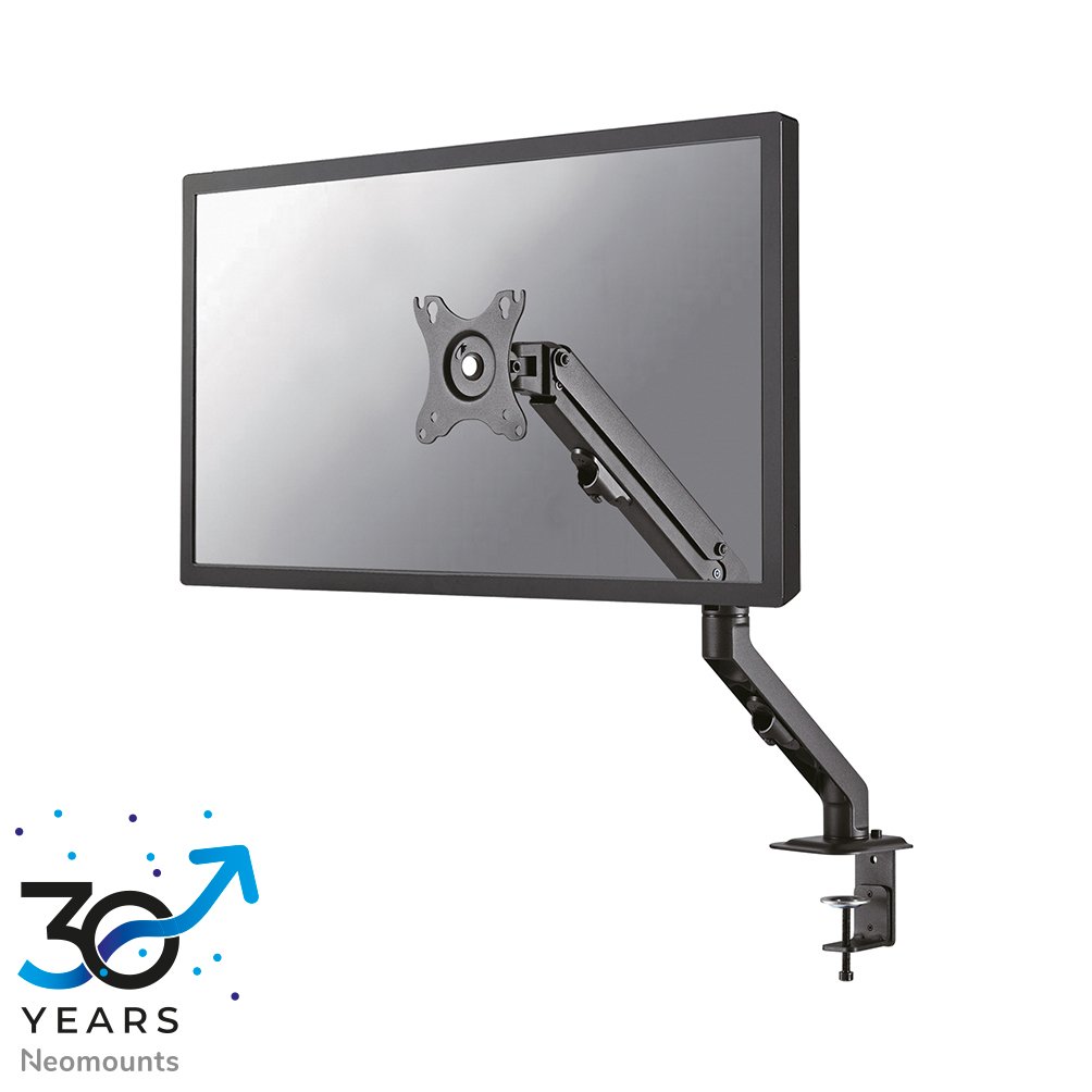 Bras support d'écran Neomounts FPMA-D650BLACK, 17 à 27 pouces, jusqu'à 7 kg, VESA 75x75 à 100x100, mouvement complet