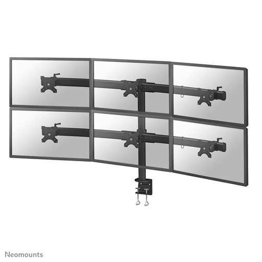 Neomounts FPMA-D700D6 Monitorarm, 19 bis 27 Zoll, bis 8 kg, 6 Bildschirme, VESA 75x75 bis 100x100