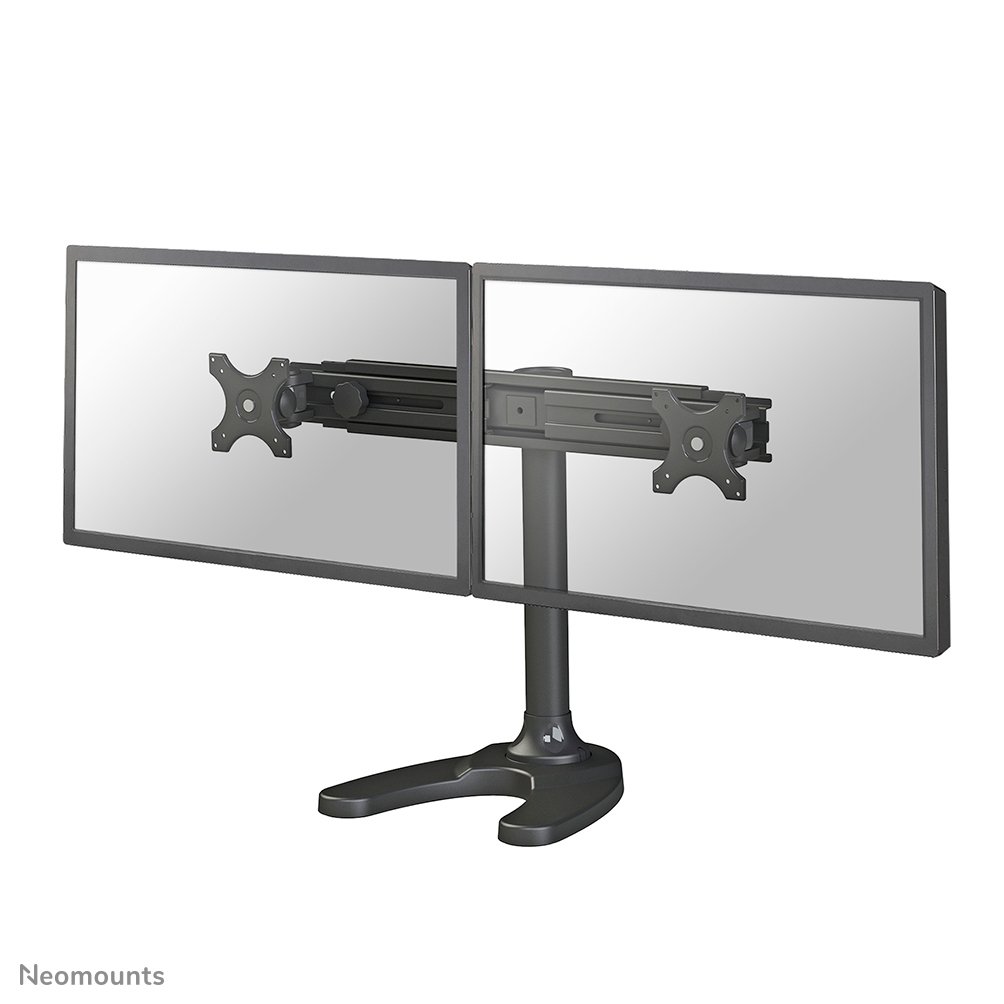 Pied support d'écran Neomounts FPMA-D700DD, 19 à 30 pouces, jusqu'à 8 kg, 2 écrans, VESA 75x75 à 100x100