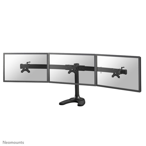 Neomounts FPMA-D700DD3 monitor stand, 10 to 27 inch, up to 8 kg, 3 screens, VESA 75x75 to 100x100