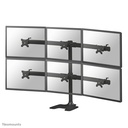 Neomounts FPMA-D700DD6 Monitorständer, 10 bis 27 Zoll, bis 8 kg, 6 Bildschirme, VESA 75x75 bis 100x100