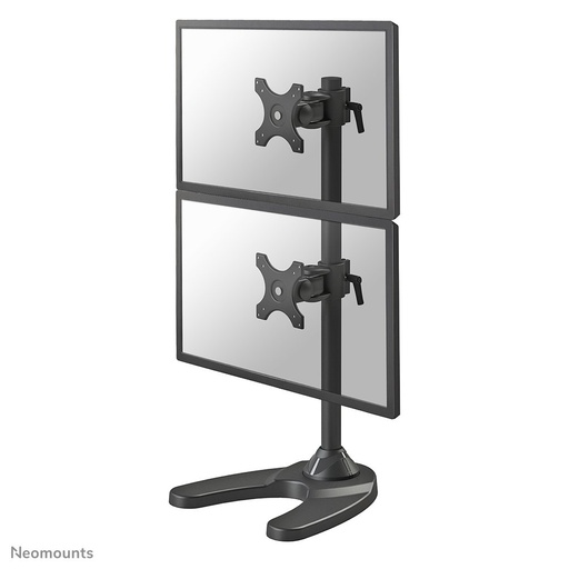 Neomounts FPMA-D700DDV Monitorständer, 10 bis 27 Zoll, bis 6 kg, 2 Bildschirme, VESA 75x75 bis 100x100