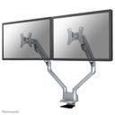 Neomounts FPMA-D750DSILVER Monitorarm, 10 bis 32 Zoll, bis 8 kg, 2 Bildschirme, VESA 75x75 bis 100x100