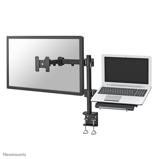 Neomounts FPMA-D960NOTEBOOK monitor arm, 10 to 27 inch, up to 10 kg, VESA 75x75 to 100x100, Tilt, Rotate, Swivel