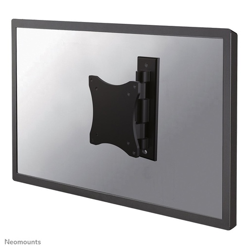 Support mural pour écran Neomounts FPMA-W810BLACK, 10 à 27 pouces, jusqu'à 12 kg, VESA 75x75 à 100x100, inclinaison