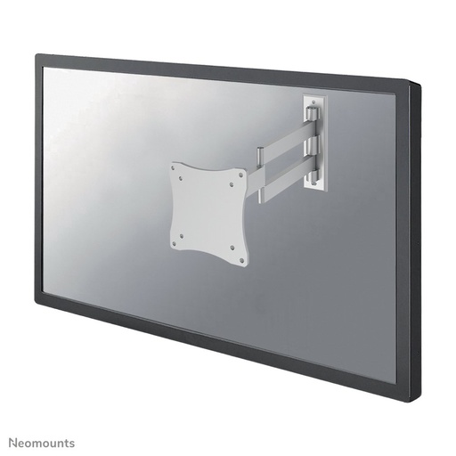 Neomounts FPMA-W830 wall mount, 10 to 27 inch, up to 12 kg, VESA 75x75 to 100x100, Tilt, Swivel, Full motion