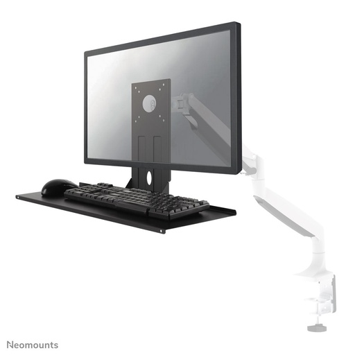 Neomounts KEYB-V200BLACK Schreibtisch-Zubehör, 32 Zoll, bis 2 kg, VESA 75x75 bis 100x100, Fixiert