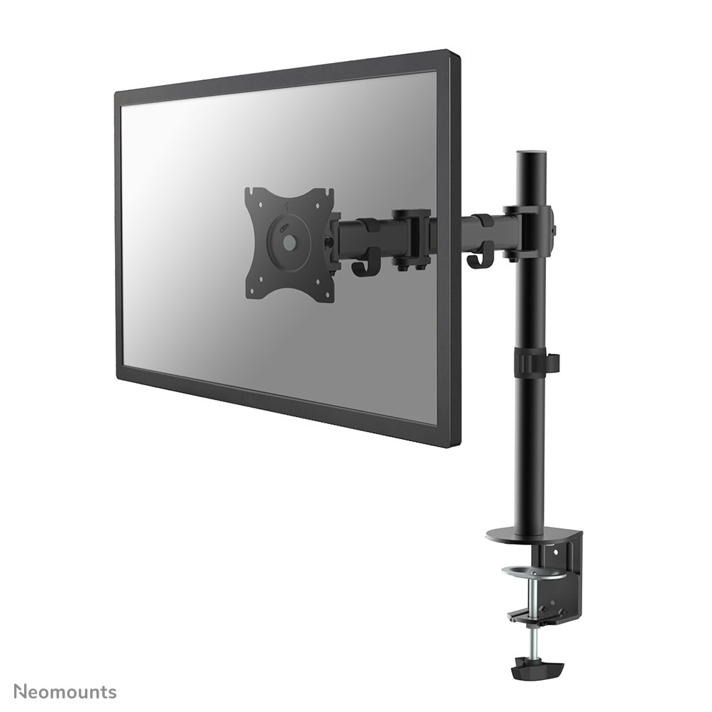 Neomounts NM-D135BLACK Monitorarm, 10 bis 27 Zoll, bis 8 kg, VESA 75x75 bis 100x100, Neigen, Rotieren, Schwenken