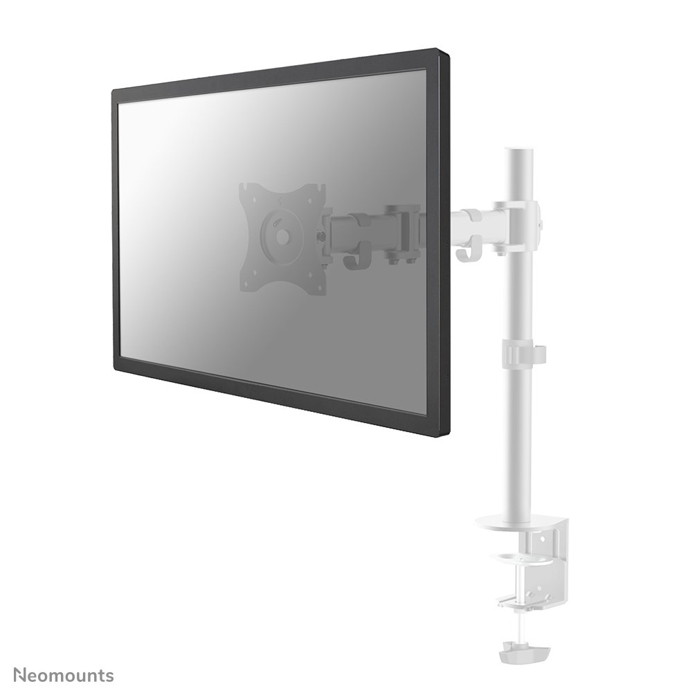 Bras support d'écran Neomounts NM-D135WHITE, 10 à 30 pouces, jusqu'à 8 kg, VESA 75x75 à 100x100, inclinaison, rotation