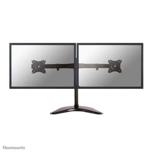 Neomounts NM-D335DBLACK Monitorarm, 10 bis 27 Zoll, bis 8 kg, 2 Bildschirme, VESA 75x75 bis 100x100
