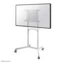Chariot mobile pour écran Neomounts NS-M1250WHITE, 37 à 70 pouces, jusqu'à 70 kg, VESA 200x200 à 600x400, inclinaison