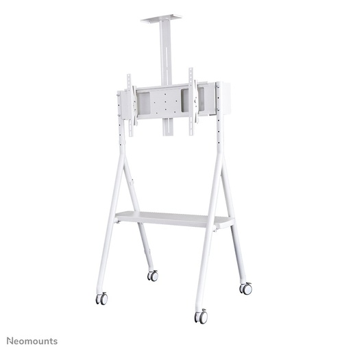 Neomounts NS-M1500WHITE Display-Rollwagen, 32 bis 65 Zoll, bis 50 kg, VESA 200x200 bis 600x400, Neigen