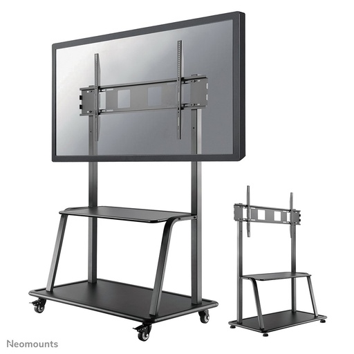 Neomounts NS-M4000BLACK Display-Rollwagen, 60 bis 105 Zoll, bis 150 kg, VESA 200x200 bis 1000x600, Fixiert