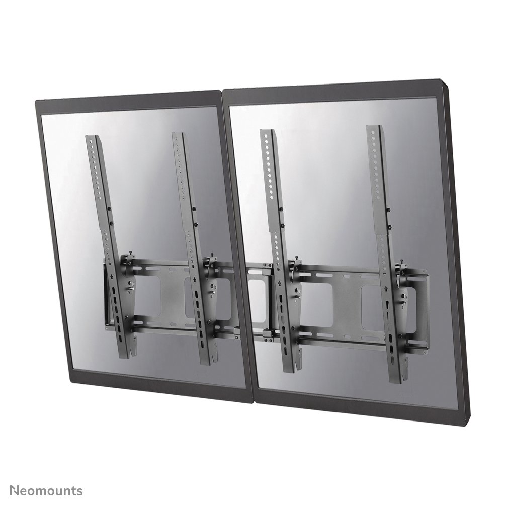 Neomounts NS-WMB200PBLACK Menu-Board-Halterung, 40 bis 52 Zoll, bis 50 kg, 2 Bildschirme, VESA 200x200 bis 400x600
