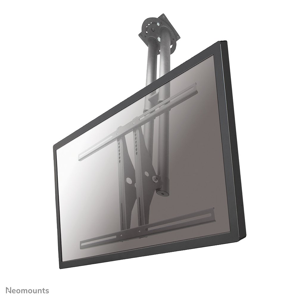 Support de plafond pour écran Neomounts PLASMA-C100, 37 à 75 pouces, jusqu'à 50 kg, VESA 200x200 à 800x450, inclinaison