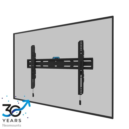 Support mural pour écran Neomounts WL30S-850BL16, 42 à 86 pouces, jusqu'à 60 kg, VESA 100x100 à 600x400, fixé