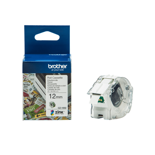 Brother CZ-1002 / CZ1002 full color label roll, 12 mm x 5 m