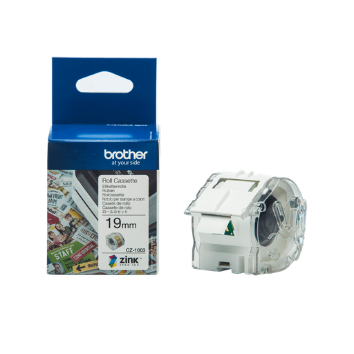 Brother CZ-1003 / CZ1003 full color label roll, 19 mm x 5 m