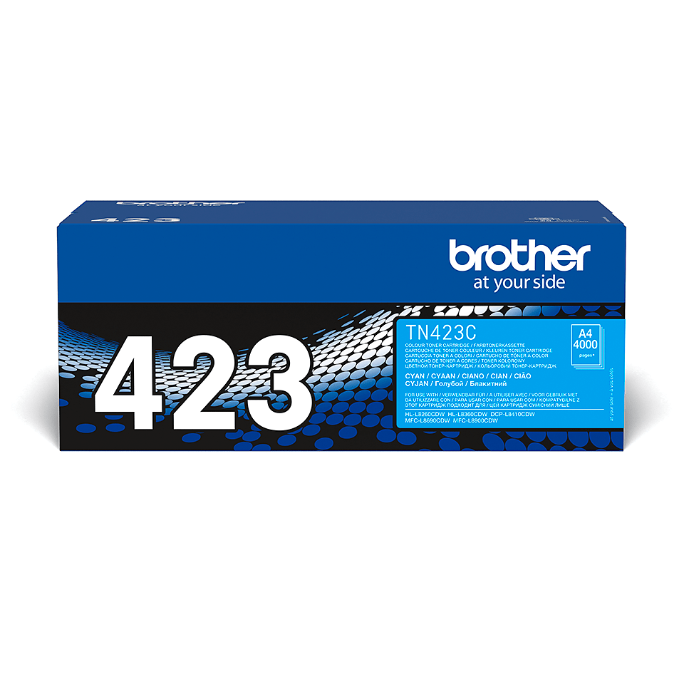 Brother Toner TN-423C / TN423C Cyan XL, 4.000 Seiten