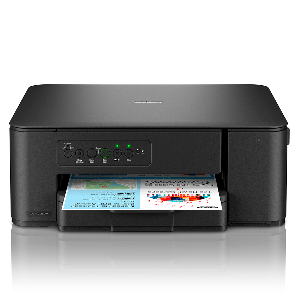 Brother DCP-J1260W Farbtintenstrahl-Multifunktionsgerät, A4, 16 Bilder/Min., Duplex, WLAN