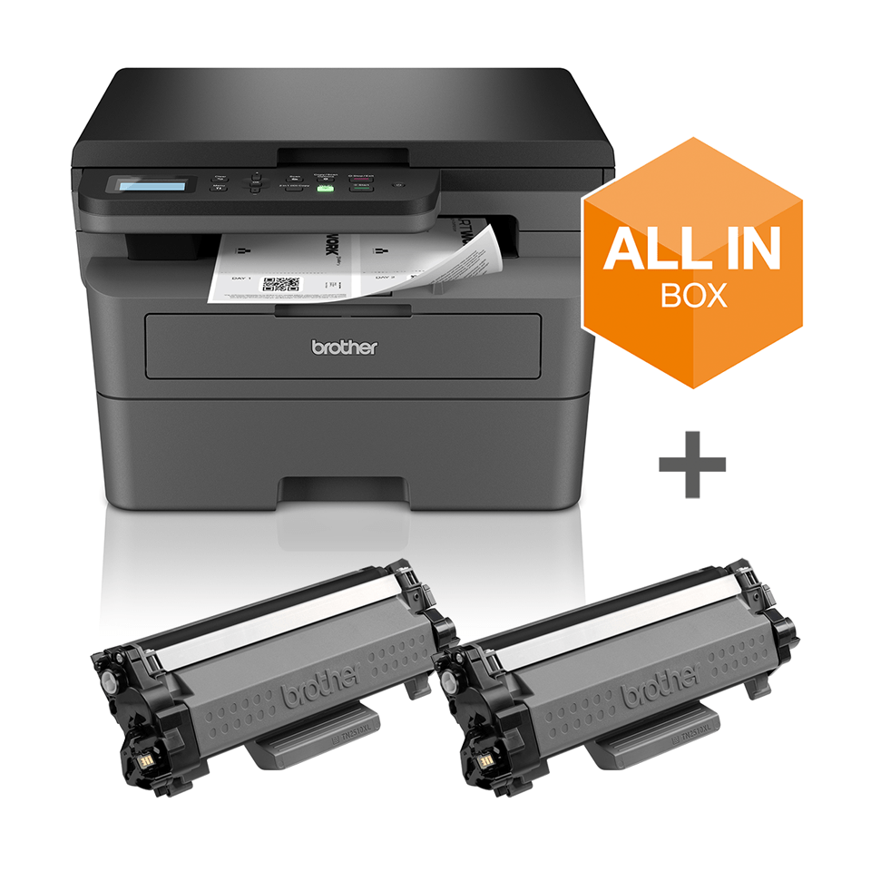 Brother DCP-L2627DWXL mono laser all-in-one, A4, 32 ppm, duplex, Wi-Fi