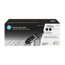 Pack de 2 toners HP 143AD / W1143AD noir, 2 x 2 500 pages