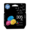 Cartouche d'encre HP 305XL / 3YM63AE 3 couleurs XL, 300 pages