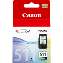 Canon CL-511 / 2972B001 tri-color ink cartridge, 244 pages