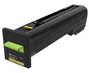 Toner Lexmark 72K2XYE jaune XXL