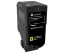Toner Lexmark 74C2HYE jaune XXL