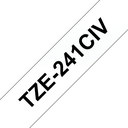 Ruban laminé Brother TZe-241CIV / TZE241CIV, noir sur blanc, 18 mm x 8 m