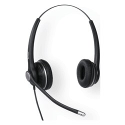 Snom A100D wired headset, binaural, RJ Quick Release, noise-cancelling mic, for Snom D3xx and D7xx