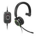 Snom A330M USB wired headset, monaural, USB, in-line call control