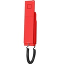 Snom E303 SIP emergency phone, red housing, auto-dial on pick-up, wall bracket included, PoE